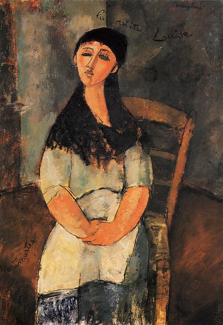 Little Louise - Amedeo Modigliani Paintings